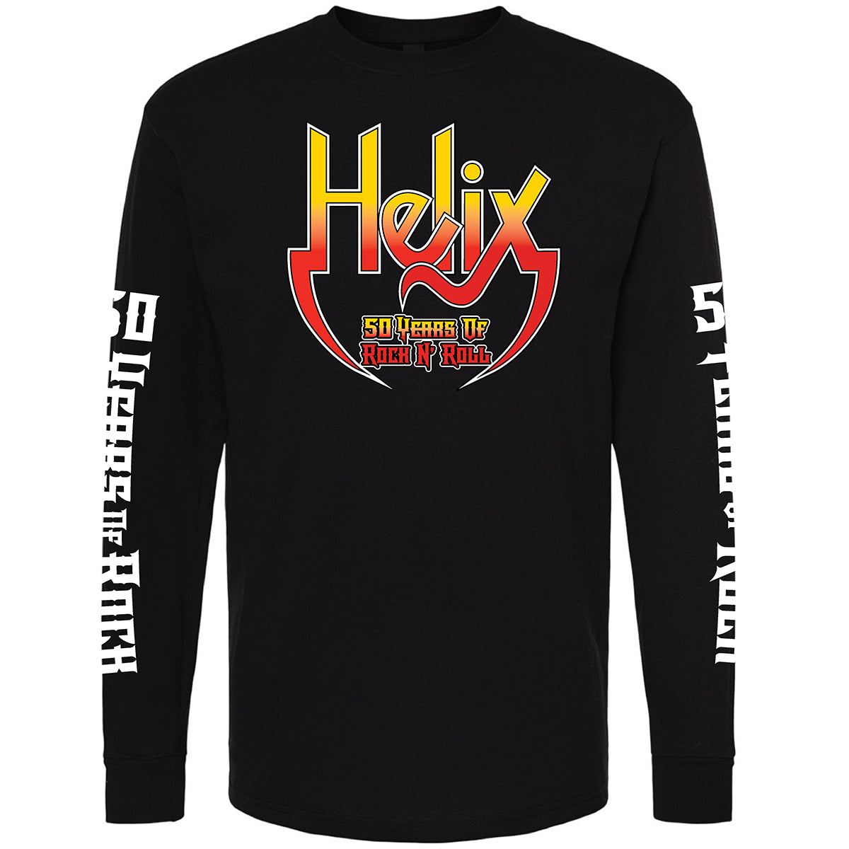 HELIX 50 Years of Rock 'N' Roll !  Long Sleeve